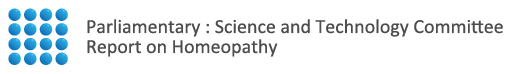 Parlimentary : Science and Technology Commitee Report on Homeopathy